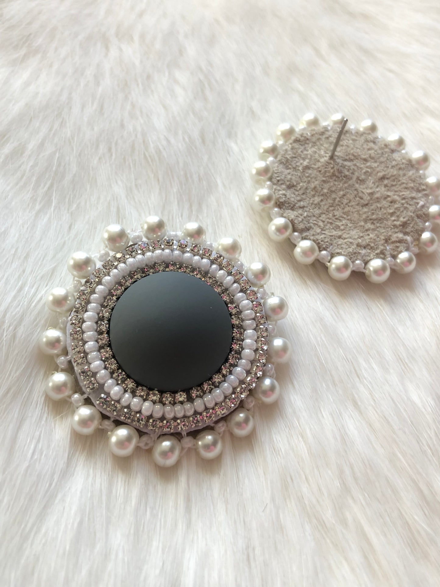 Grey Earrings