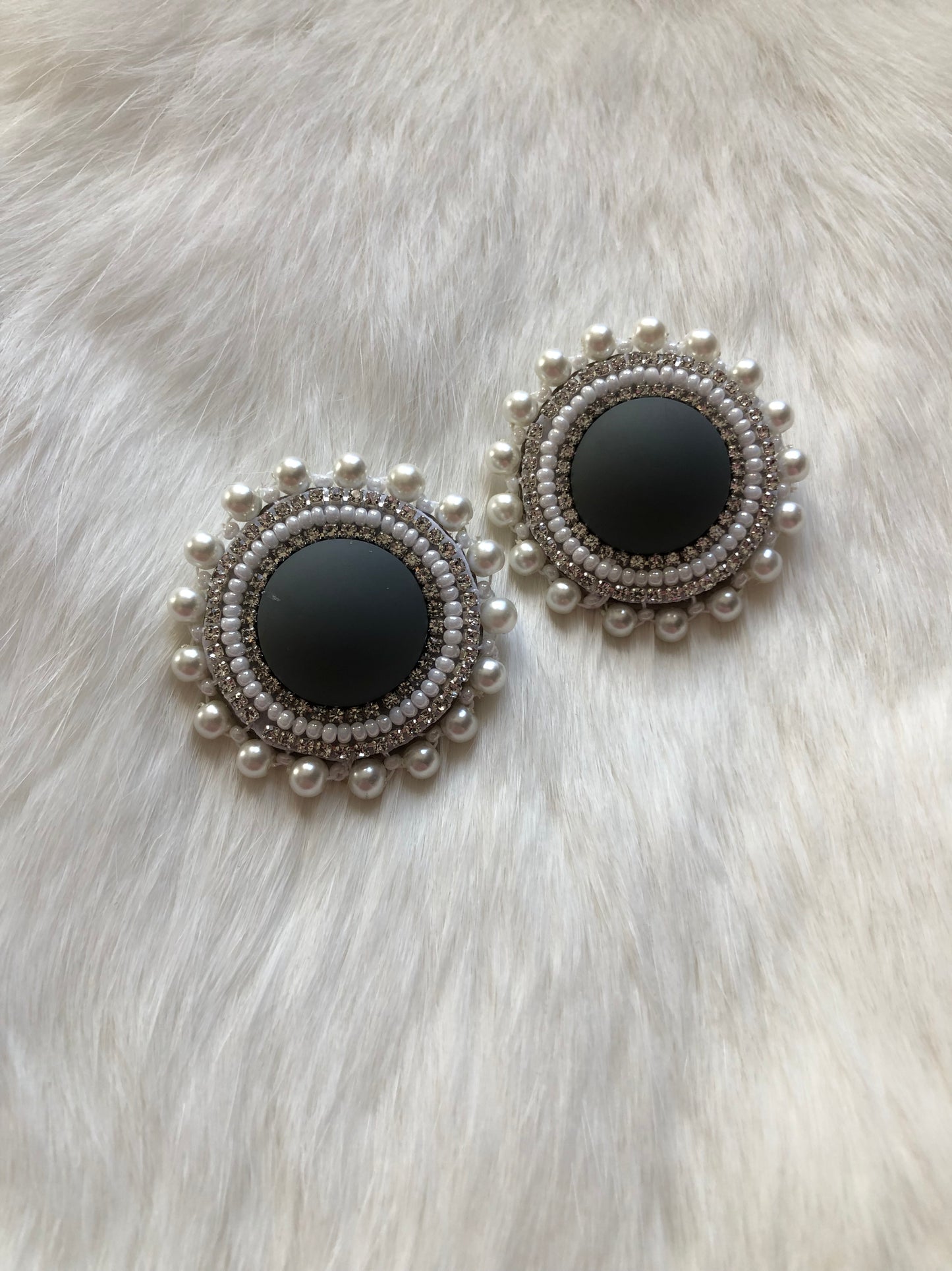 Grey Earrings
